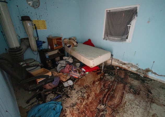 Hogar de una familia asesinada el 7 de octubre por militantes de Hamás en el sur de Israel.